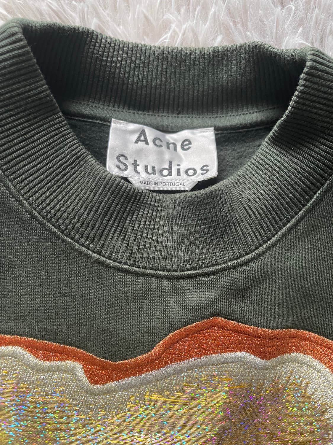 아크네 스튜디오 그린색 스웨트셔츠 상품이미지3