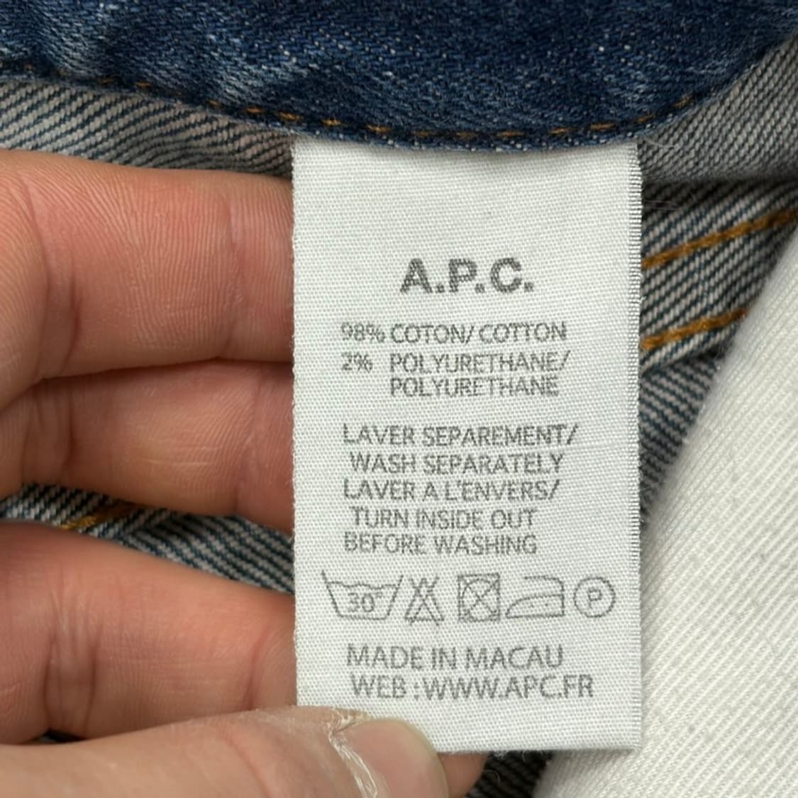 아페쎄 데님팬츠 v2458 상품이미지6