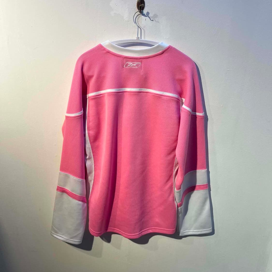[L] Reebok 리복 핑크 럭비 셔츠 유니폼 져지 상품이미지2