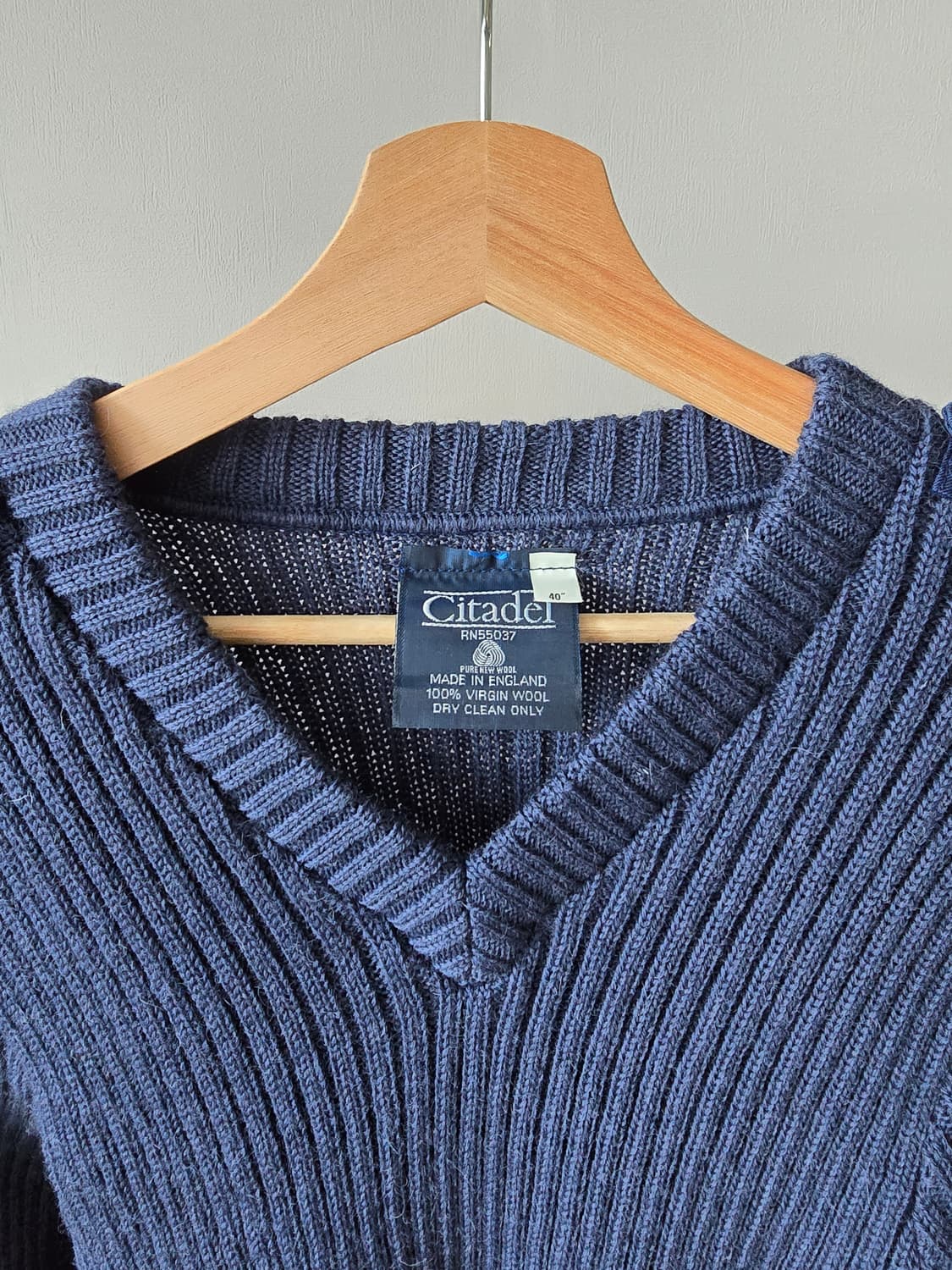 영국산 Citadel 버진 울 스웨터 상품이미지2