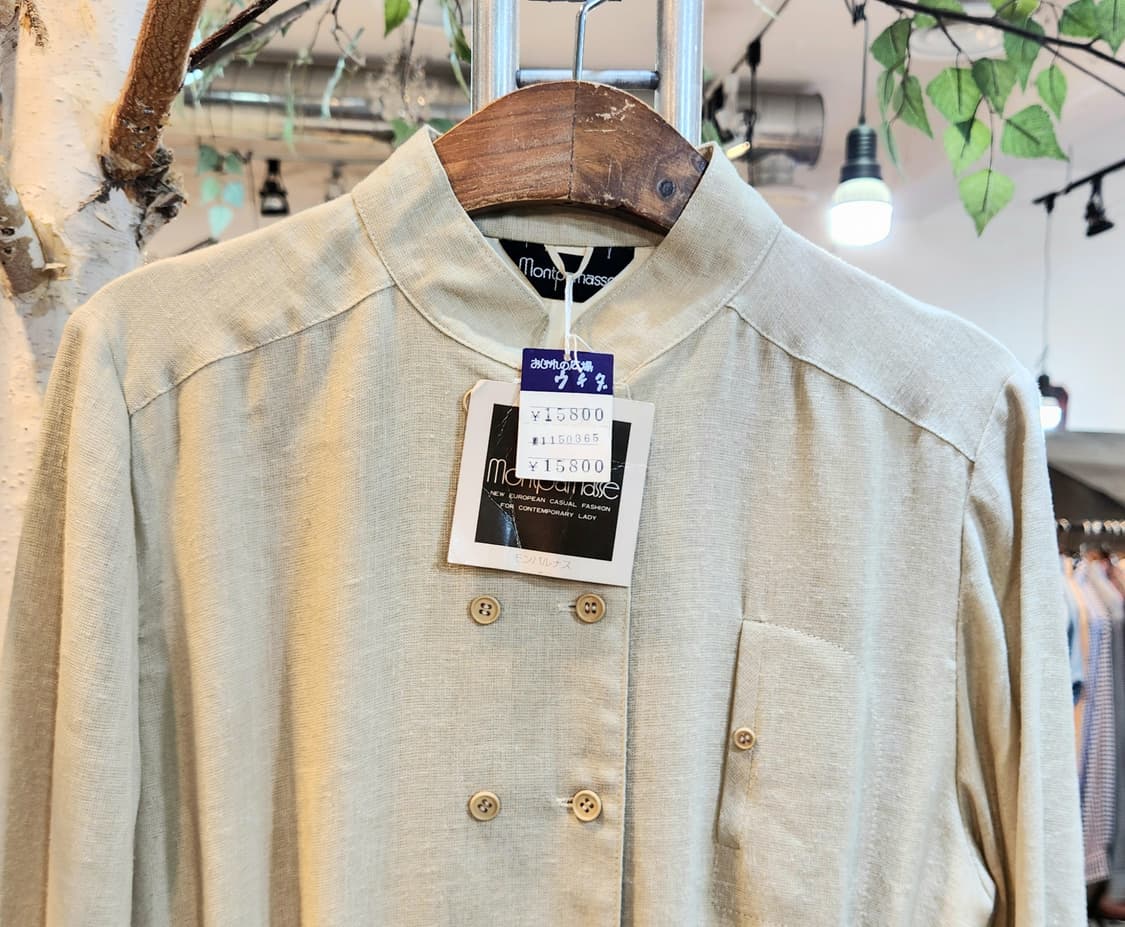 일본 빈티지 리넨 블렌드 원피스 미사용품 상품이미지2