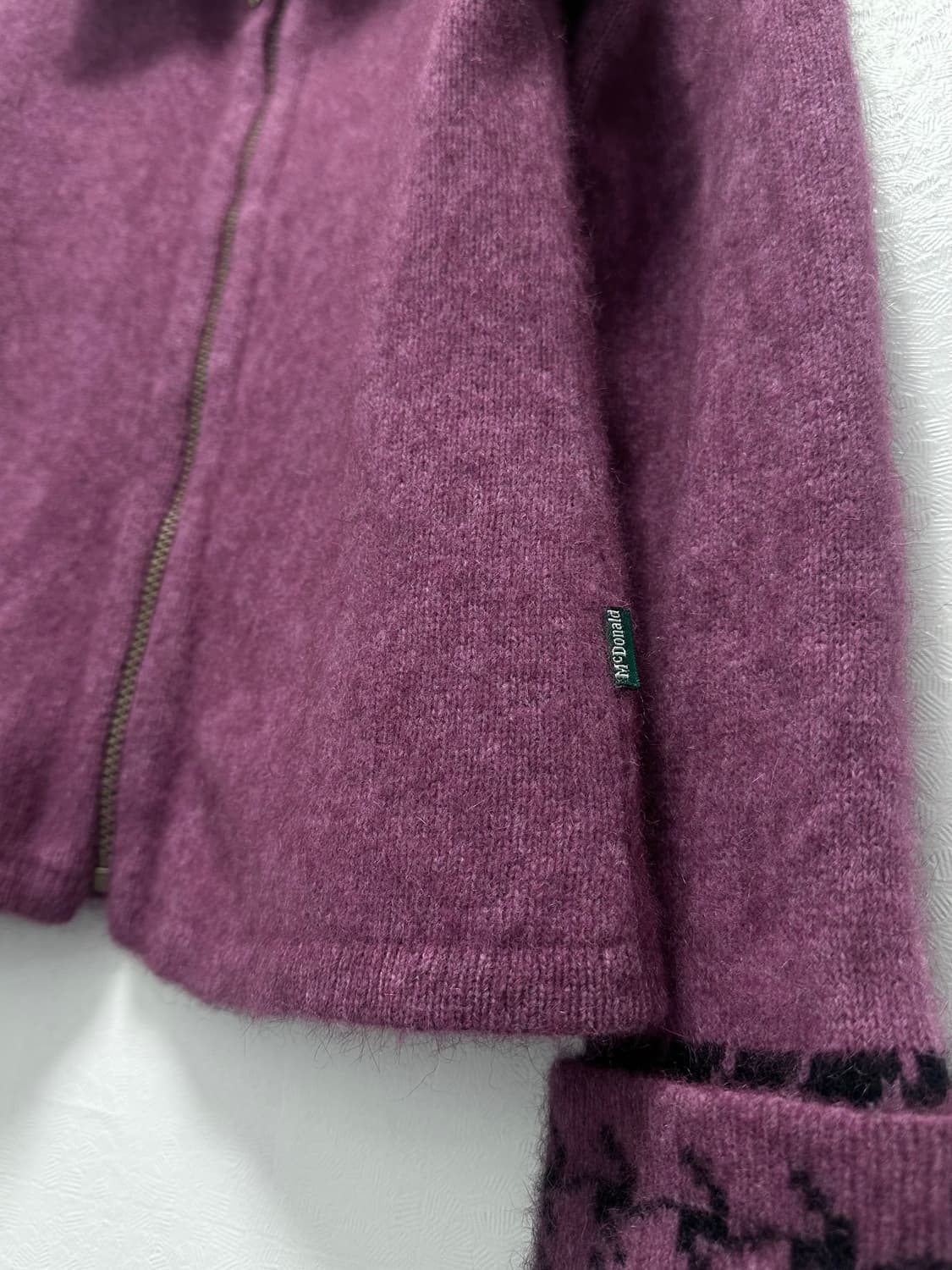 McDonalad 램스울 니트 집업 자켓 상품이미지6