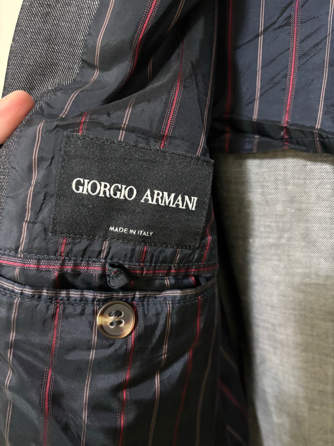 조르지오 아르마니 울 린넨 블레이저 상품이미지5