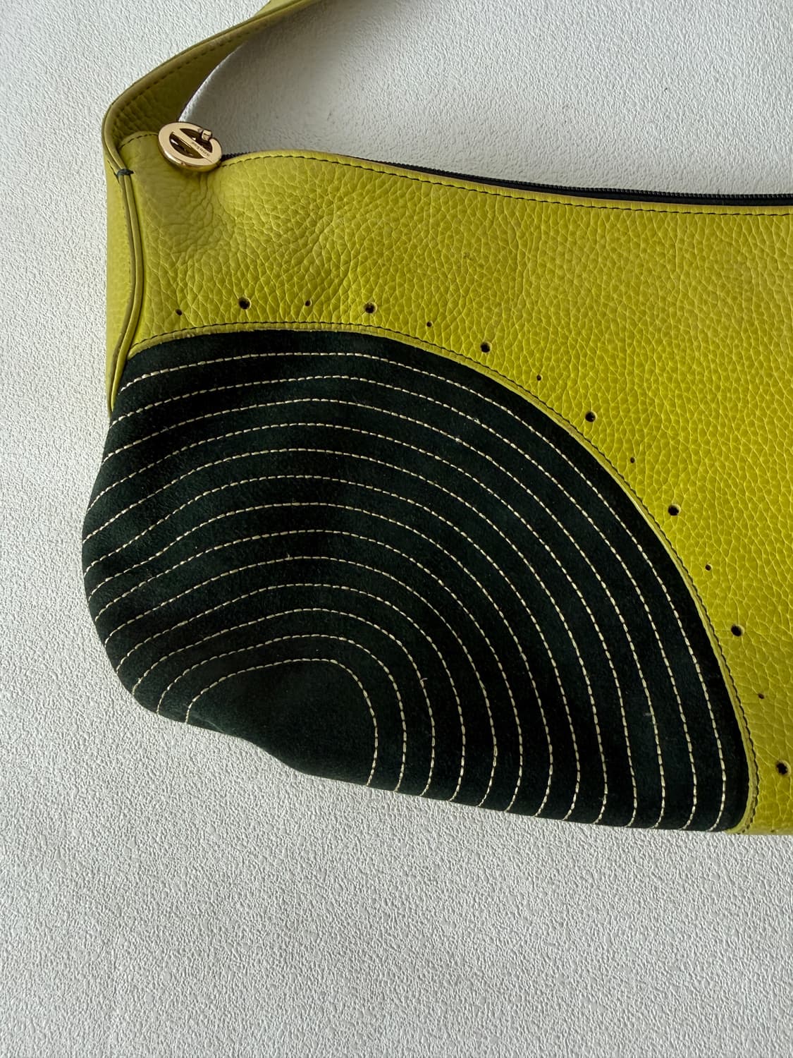 Pre owned 레더 숄더백 상품이미지3