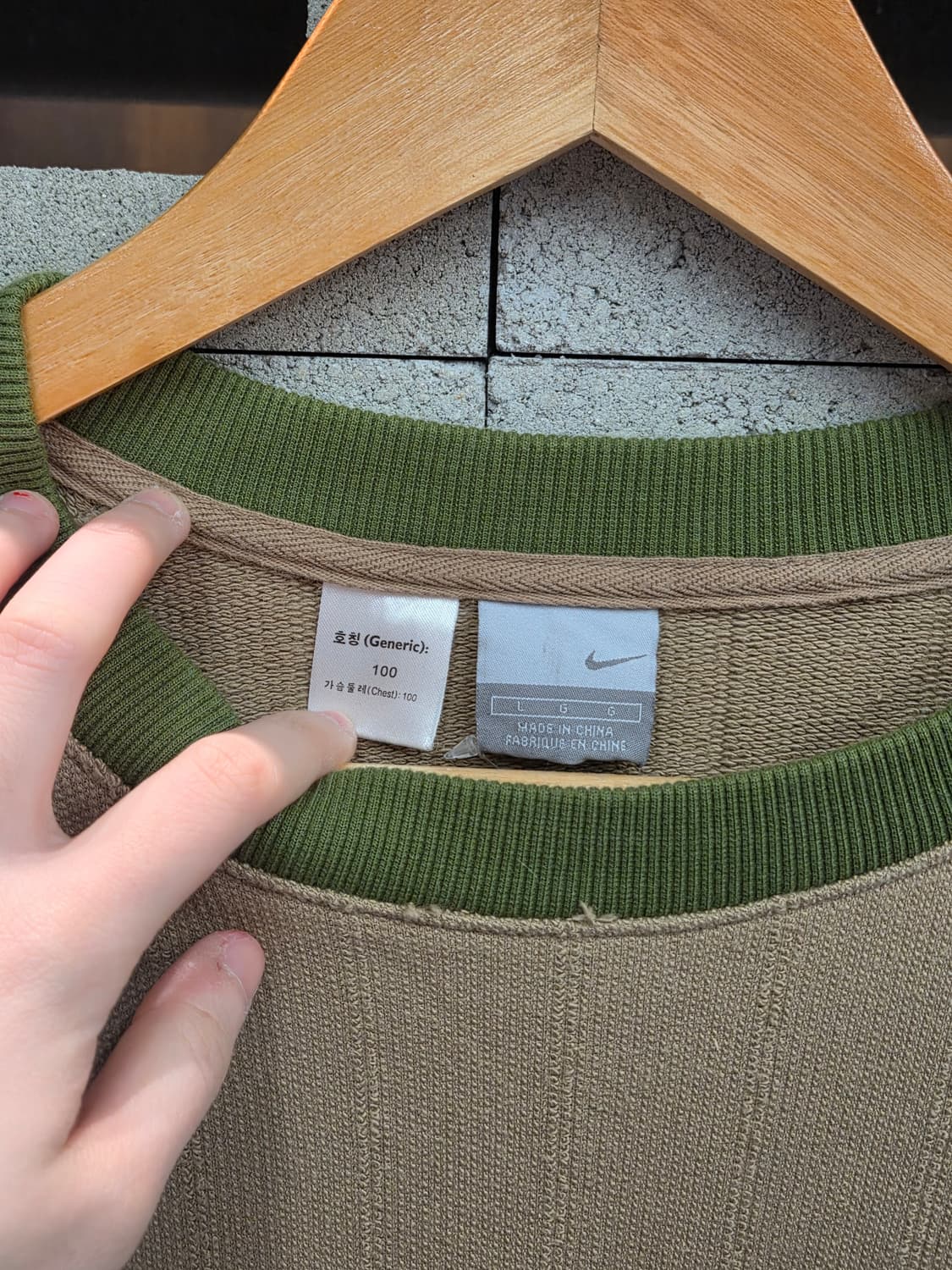 2000s NIKE 나이키 아웃고어 프로그레션 맨투맨 상품이미지8