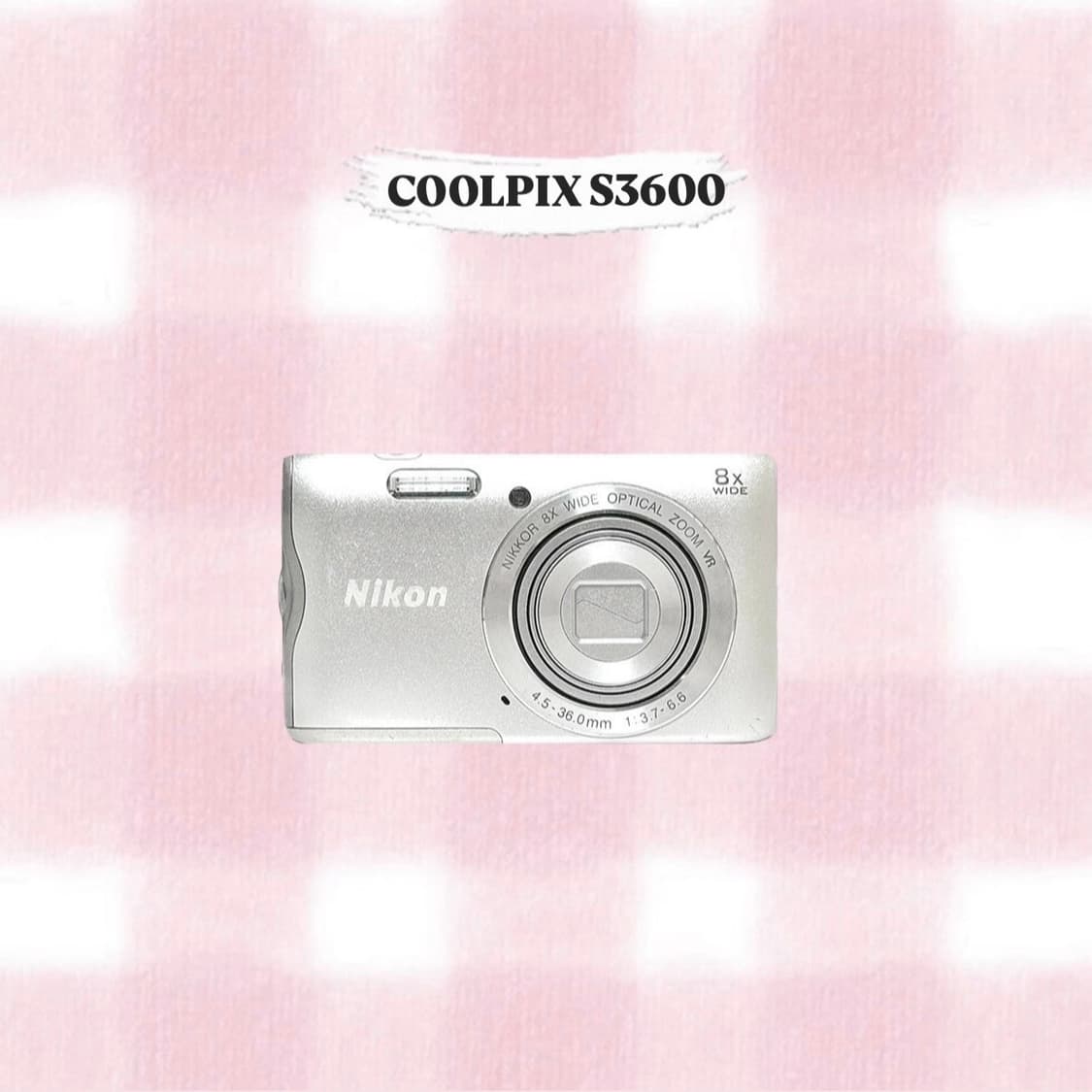 니콘 쿨픽스 S3600 실버 빈티지디카 상품이미지1