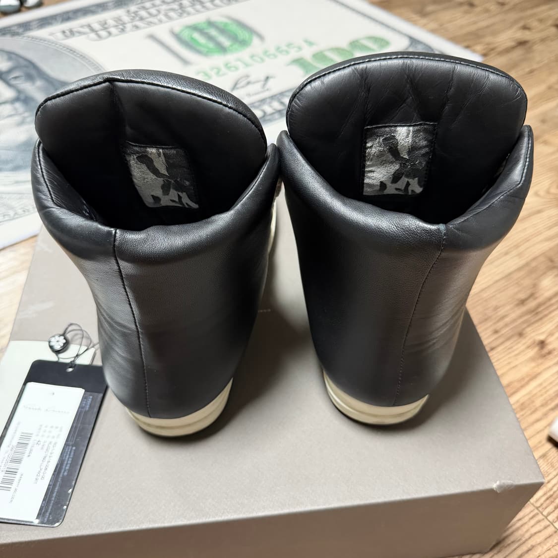 (42,신세계발)릭오웬스 점보레이스 패디드 라몬즈 상품이미지4