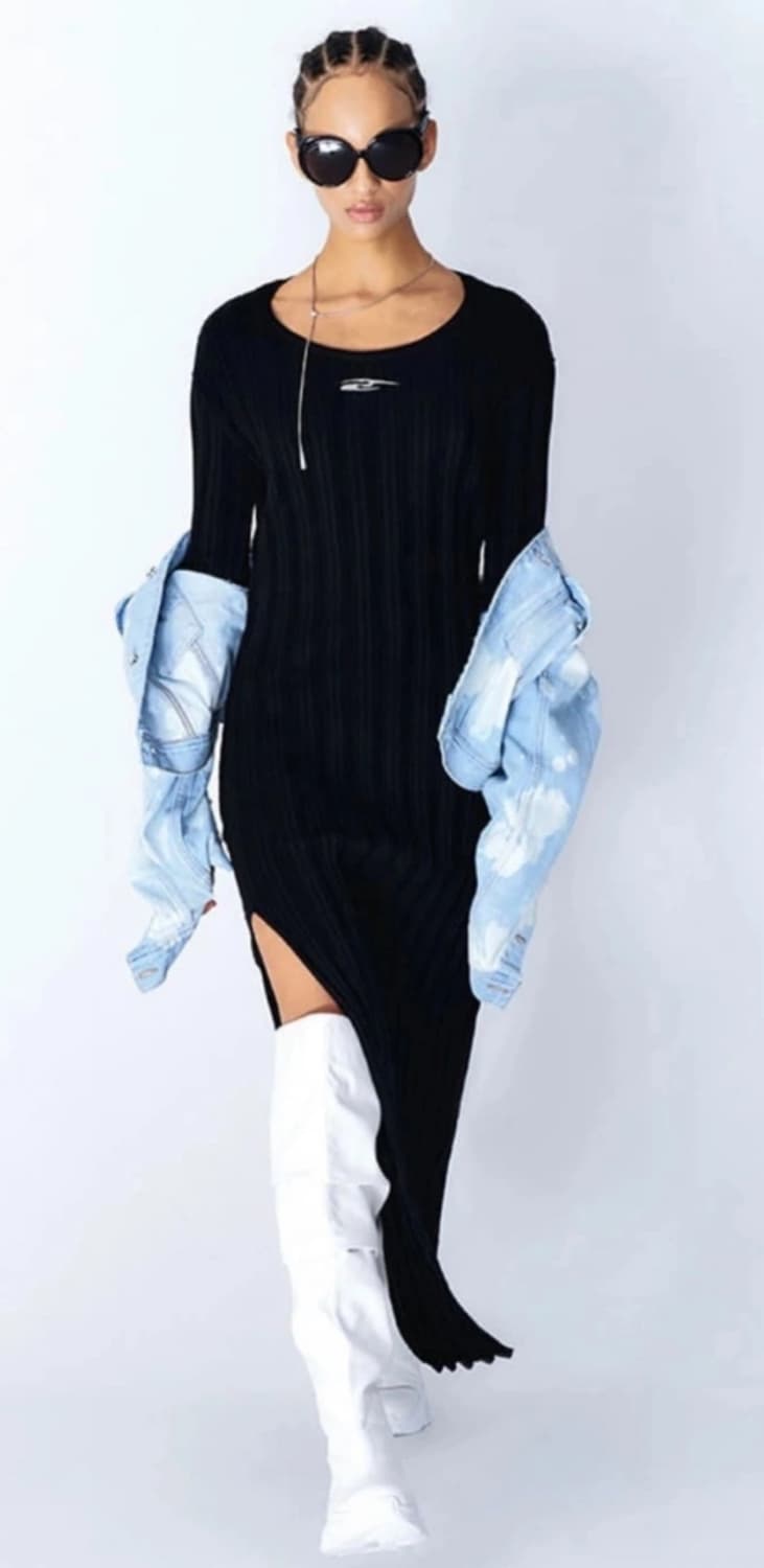 yeel 니트 원피스 상품이미지1