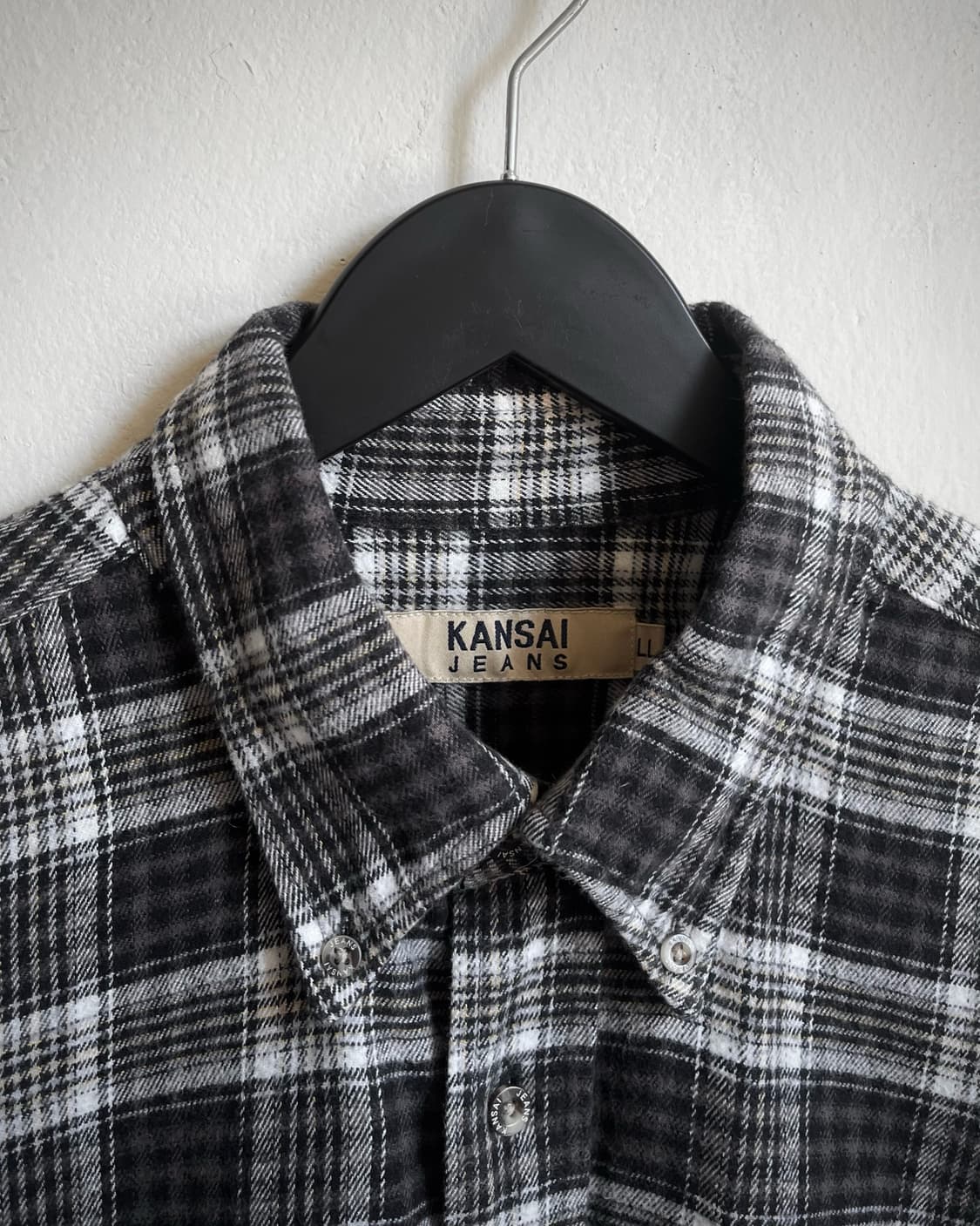 90-00s KANSAI YAMAMOTO Big Check Shirt 상품이미지4