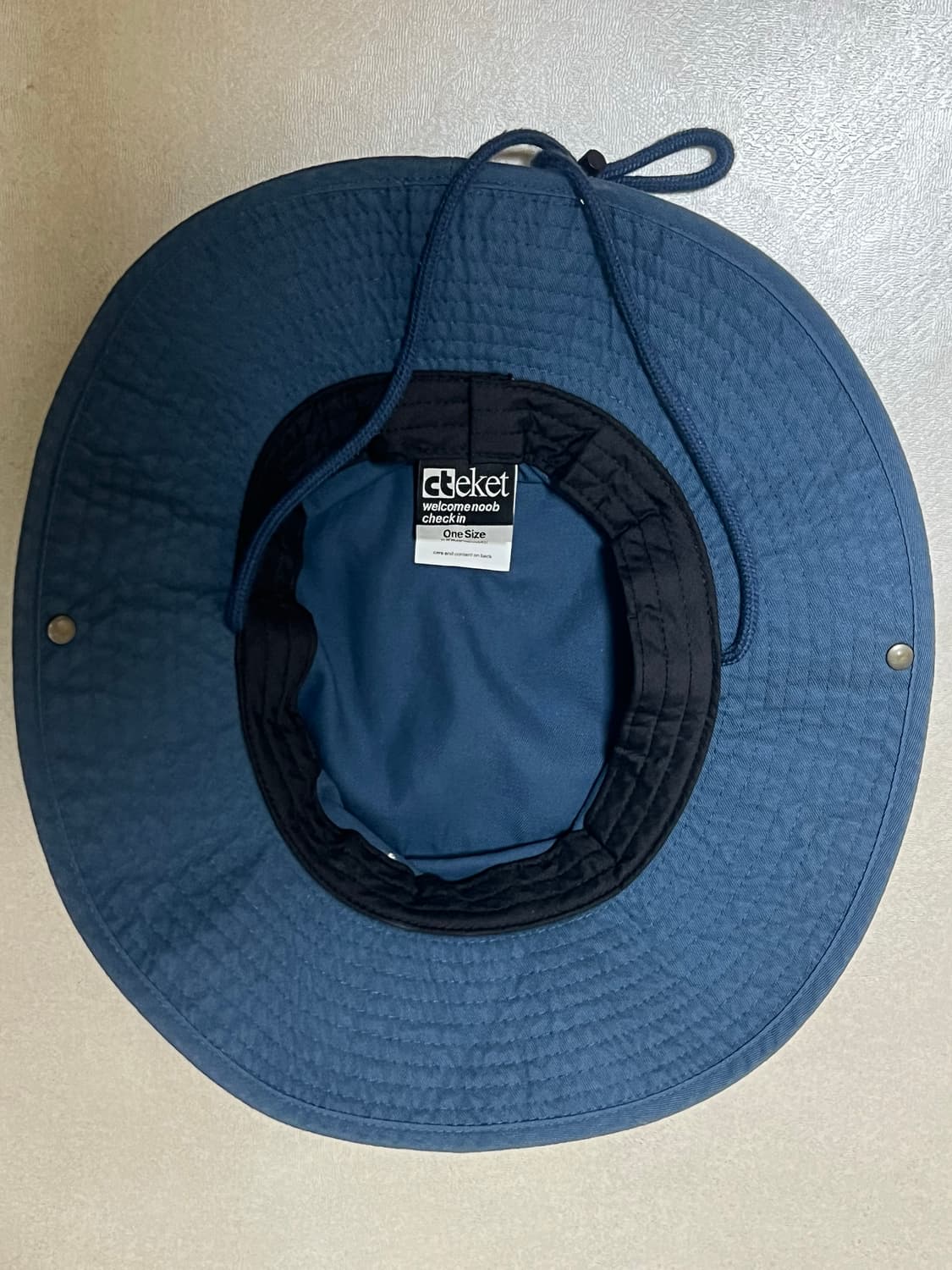 테켓 버킷햇 네이비 상품이미지3