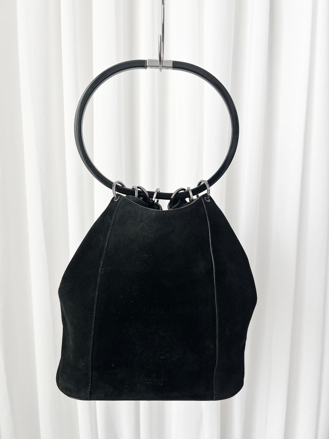 구찌 x 톰포드 FW1999 스웨이드 링 숄더백 상품이미지2