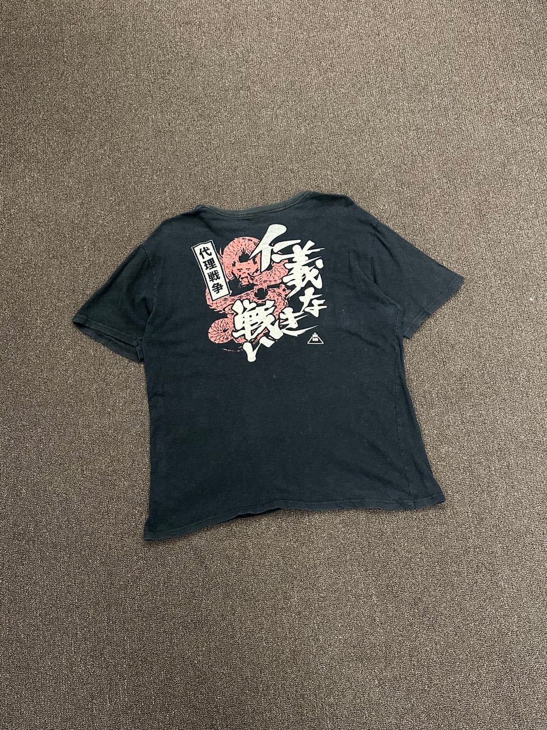 XL)Japanese vintage 프린팅 반팔 (구멍) 상품이미지4