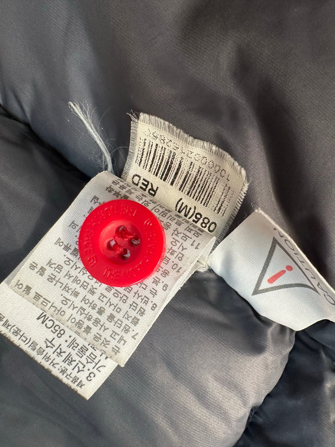 노스페이스 키즈 패딩 85(M) 빨간색 상품이미지9