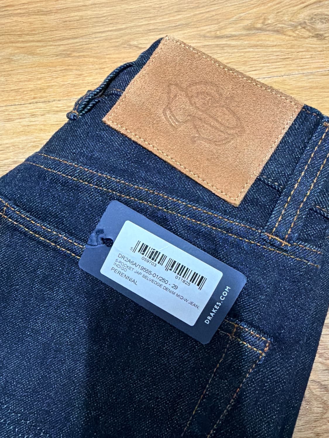 드레익스 인디고 린스 셀비지데님 새제품 상품이미지1