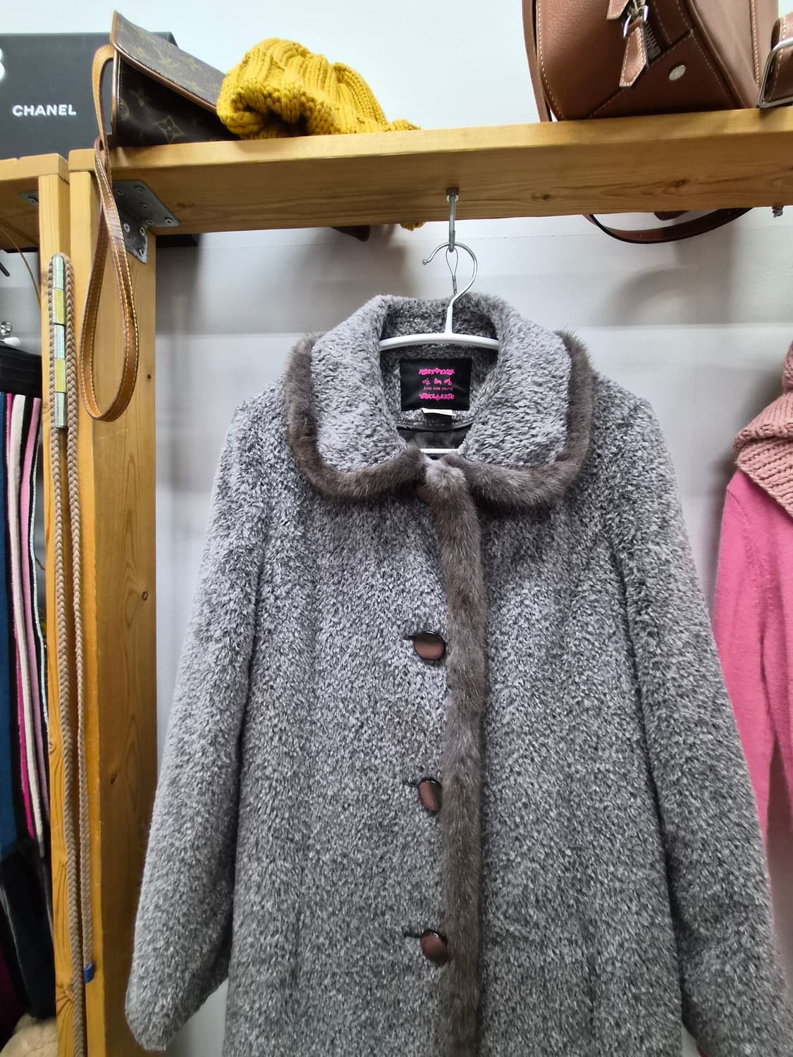 안혜영 밍크 알파카코트 상품이미지2