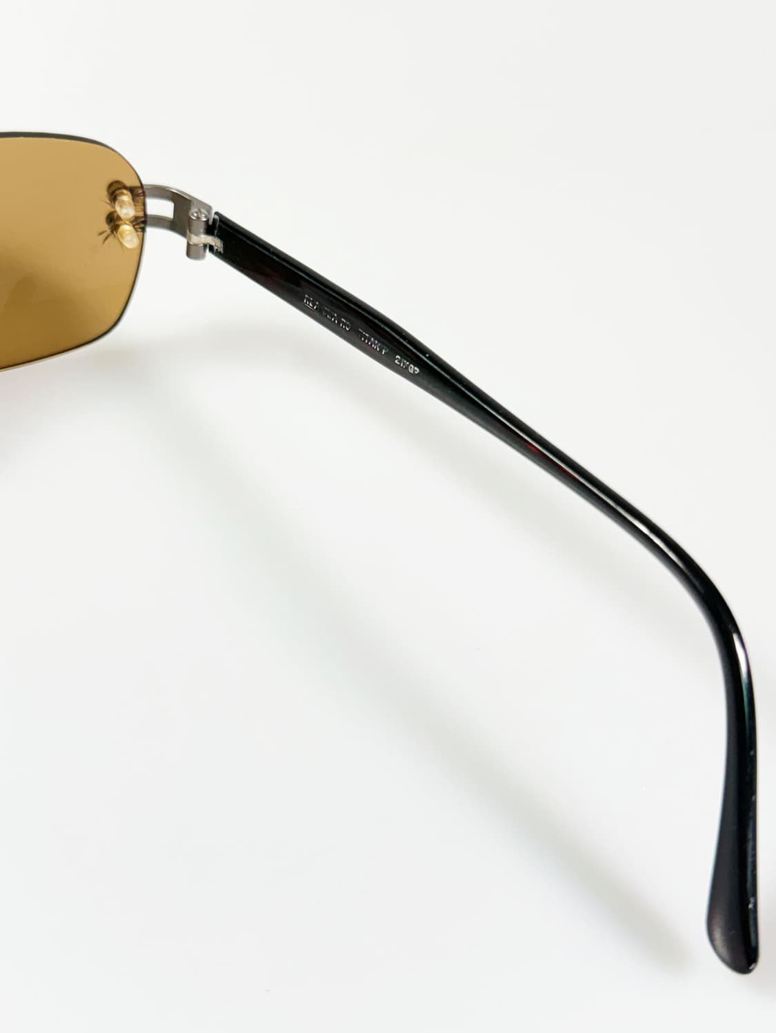 REABEARO 무테 스퀘어 메탈 프레임 빈티지 틴트 선글라스 상품이미지7