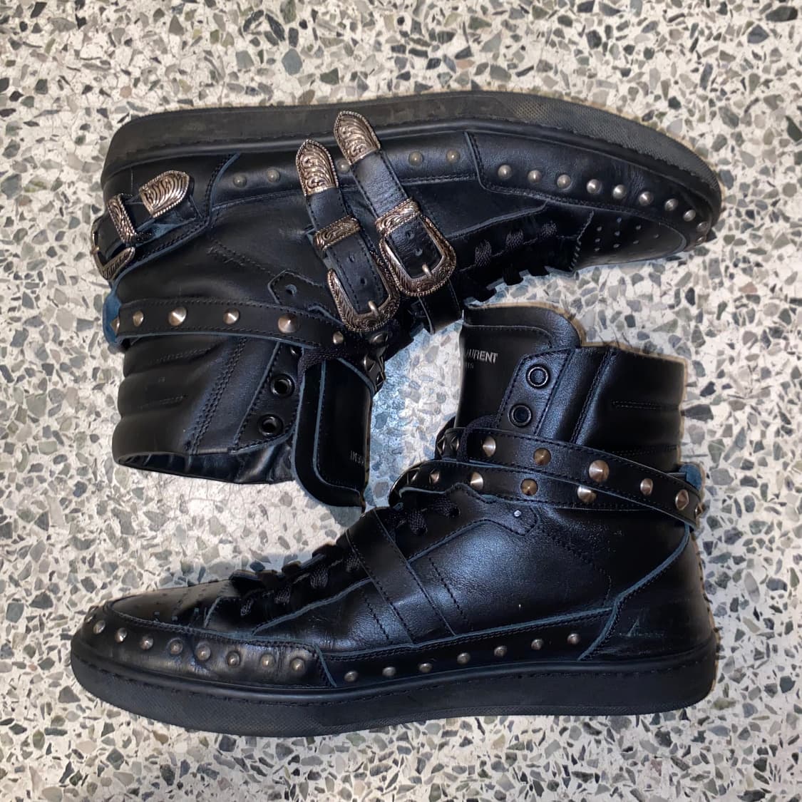 [41]생로랑 SL08H 하이탑 스니커즈 상품이미지3