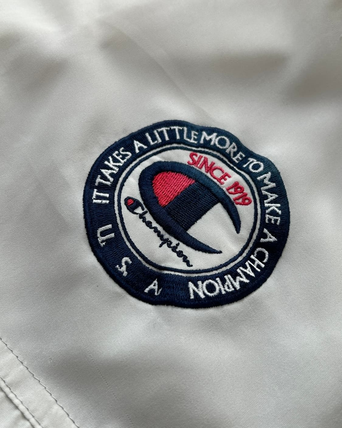 챔피온 올드스쿨 아이보리 바람막이 자켓  상품이미지5