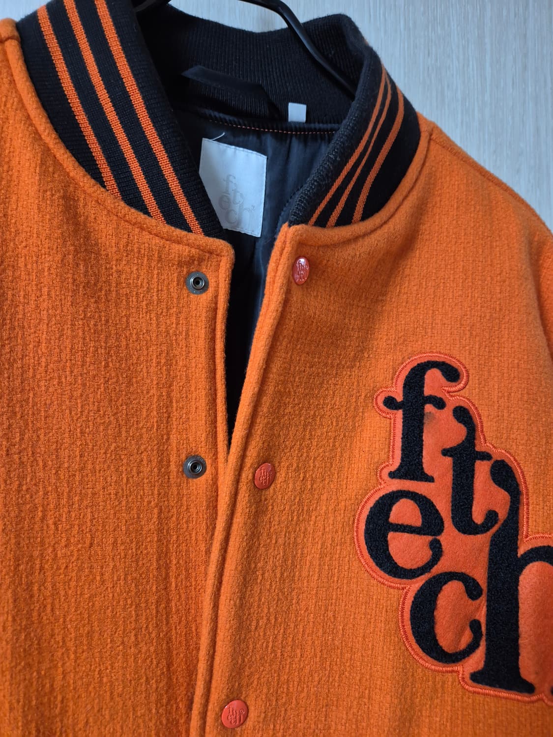 Fetch 바시티 울 자켓 XL 리얼가죽 야구점퍼 상품이미지5