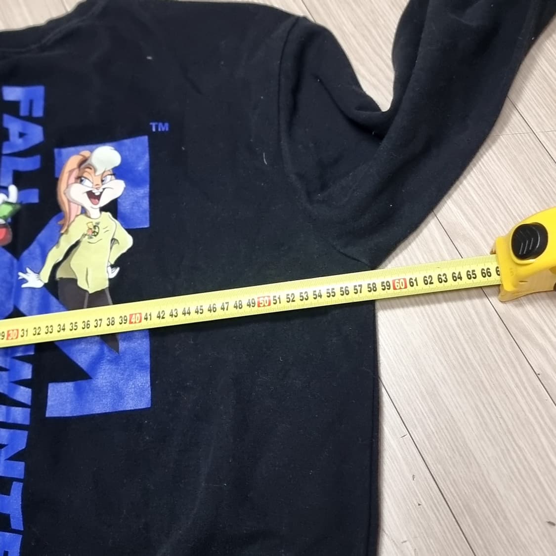 수푸림 "루니툰99" 블랙 맨투맨 티셔츠(xl) 상품이미지8