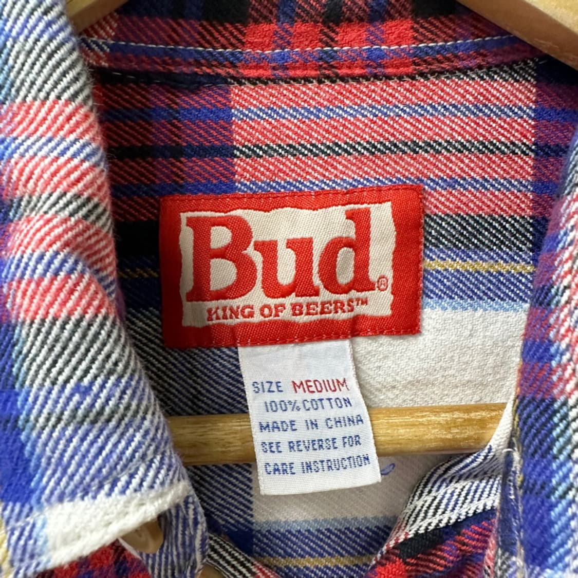 (M)버드와이저 체크셔츠-Y402 상품이미지3