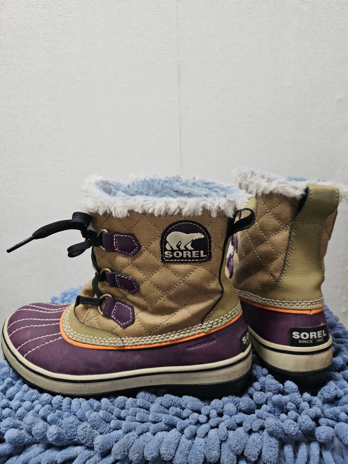 소렐 방한 부츠 털부츠 퍼플 브라운 240 상품이미지1