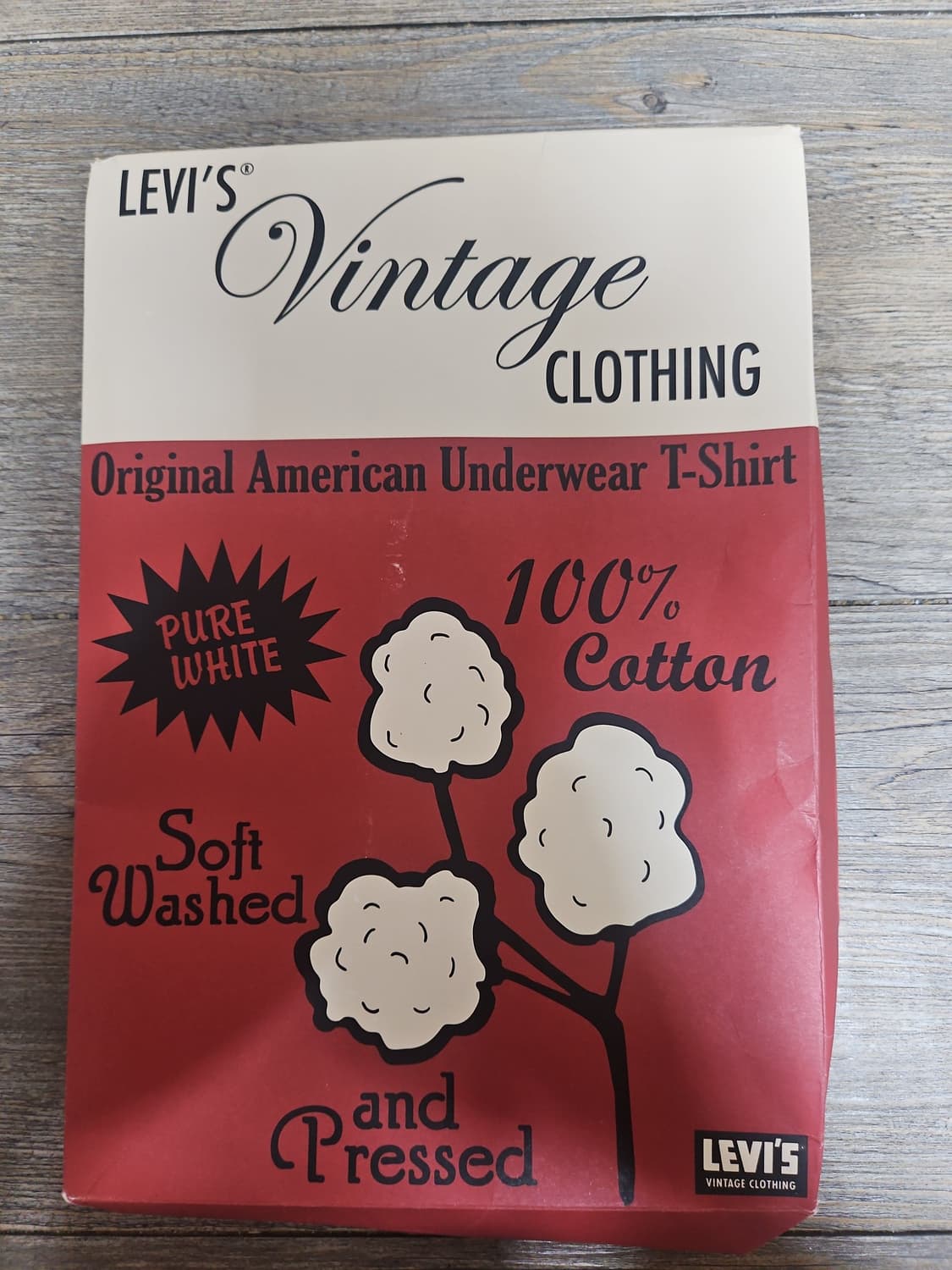 리바이스 LVC 1950's 스포츠웨어 티셔츠 화이트 M 상품이미지1