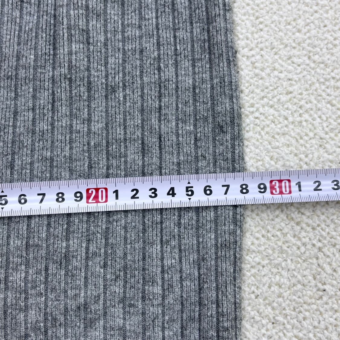 실측확인 빈티지 와이드 밴딩 니트 팬츠 0319E 상품이미지6