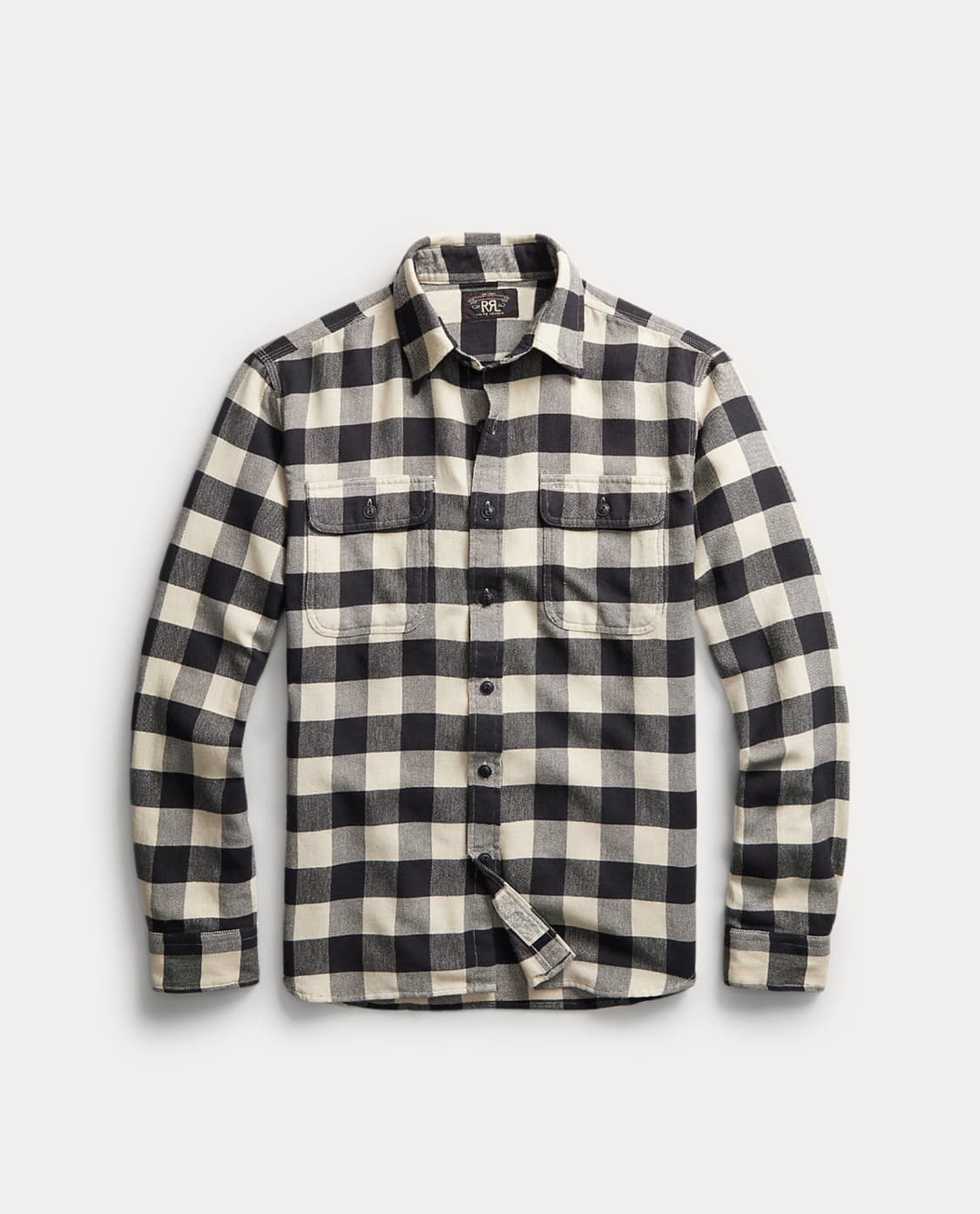Rrl 더블알엘 버팔로 체크 트윌 워크셔츠 상품이미지1