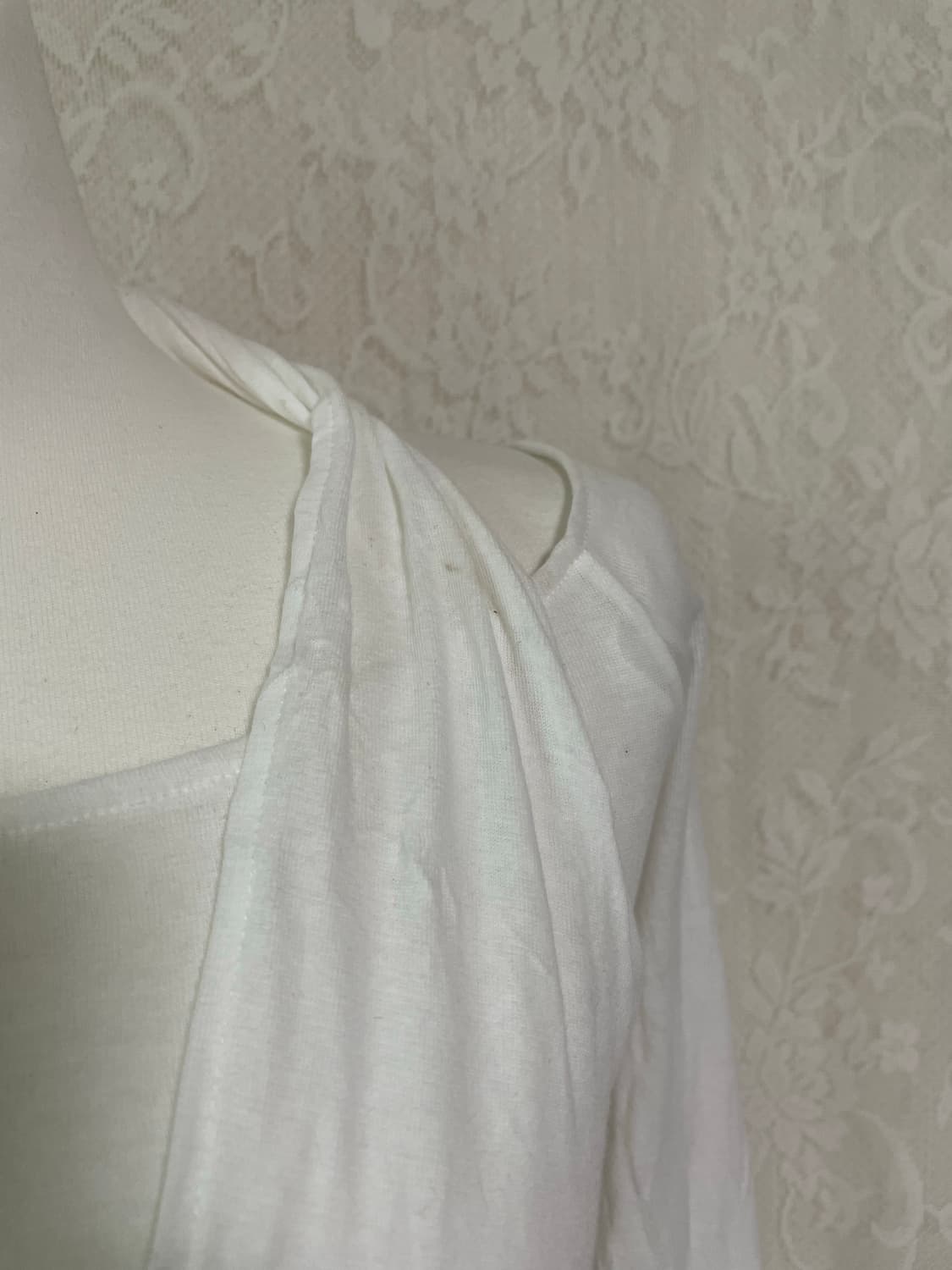 ZARA 셔링 홀터 레이어드 롱슬리브 티셔츠 상품이미지6