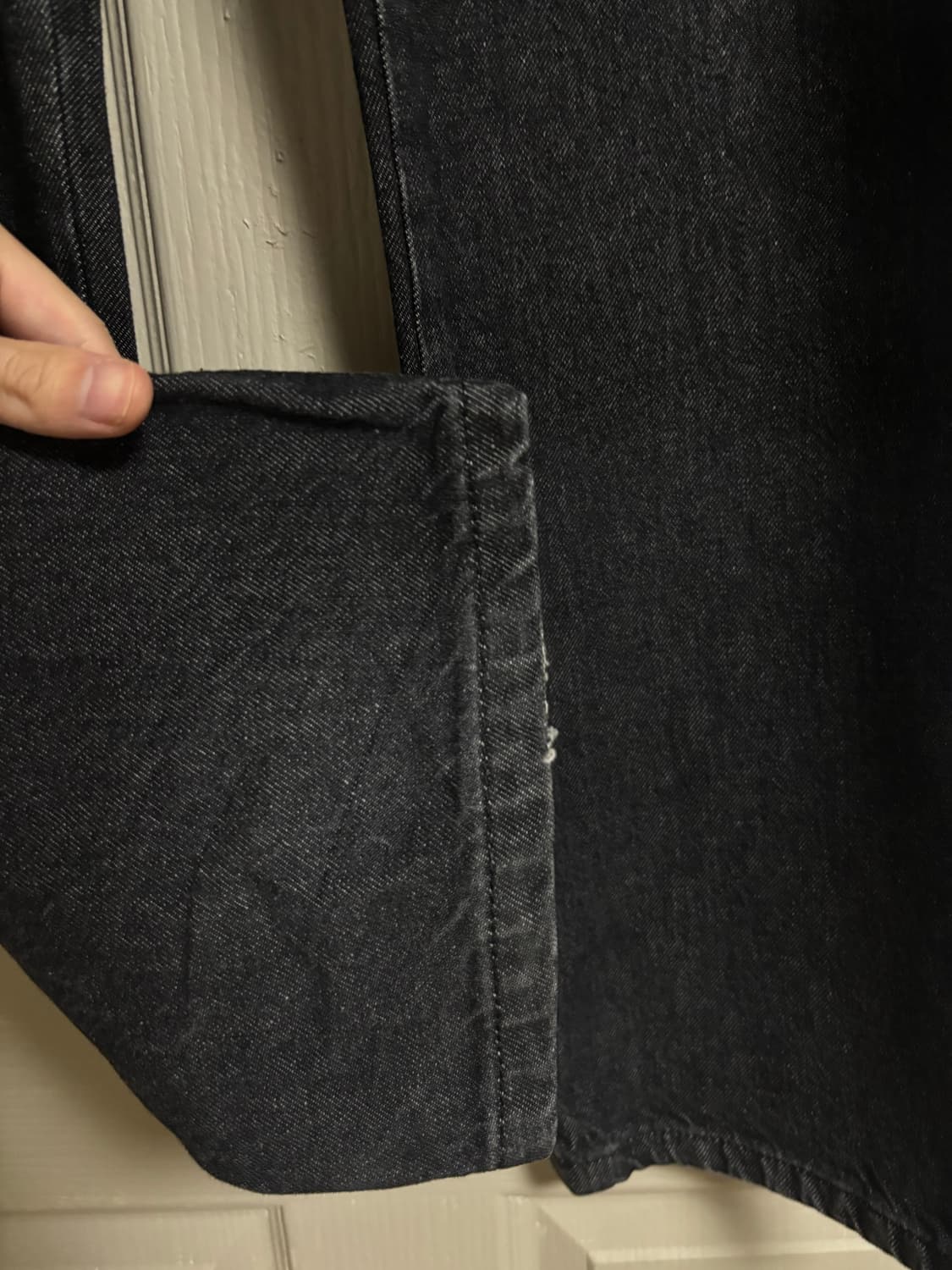 데우스엑스 마키나 흑청 블랙 데님 상품이미지4