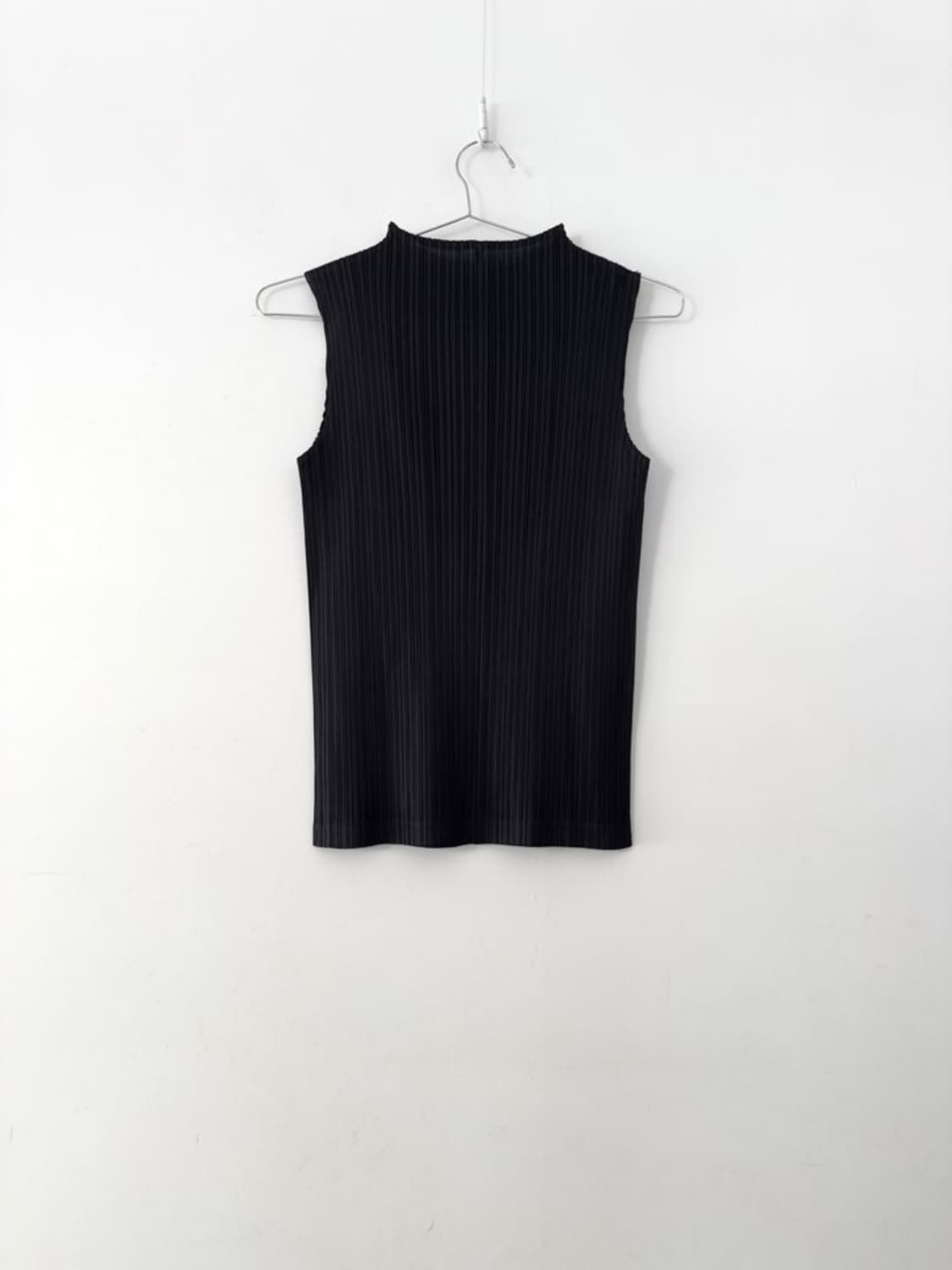 High neck basic pleats sleeveless  상품이미지4