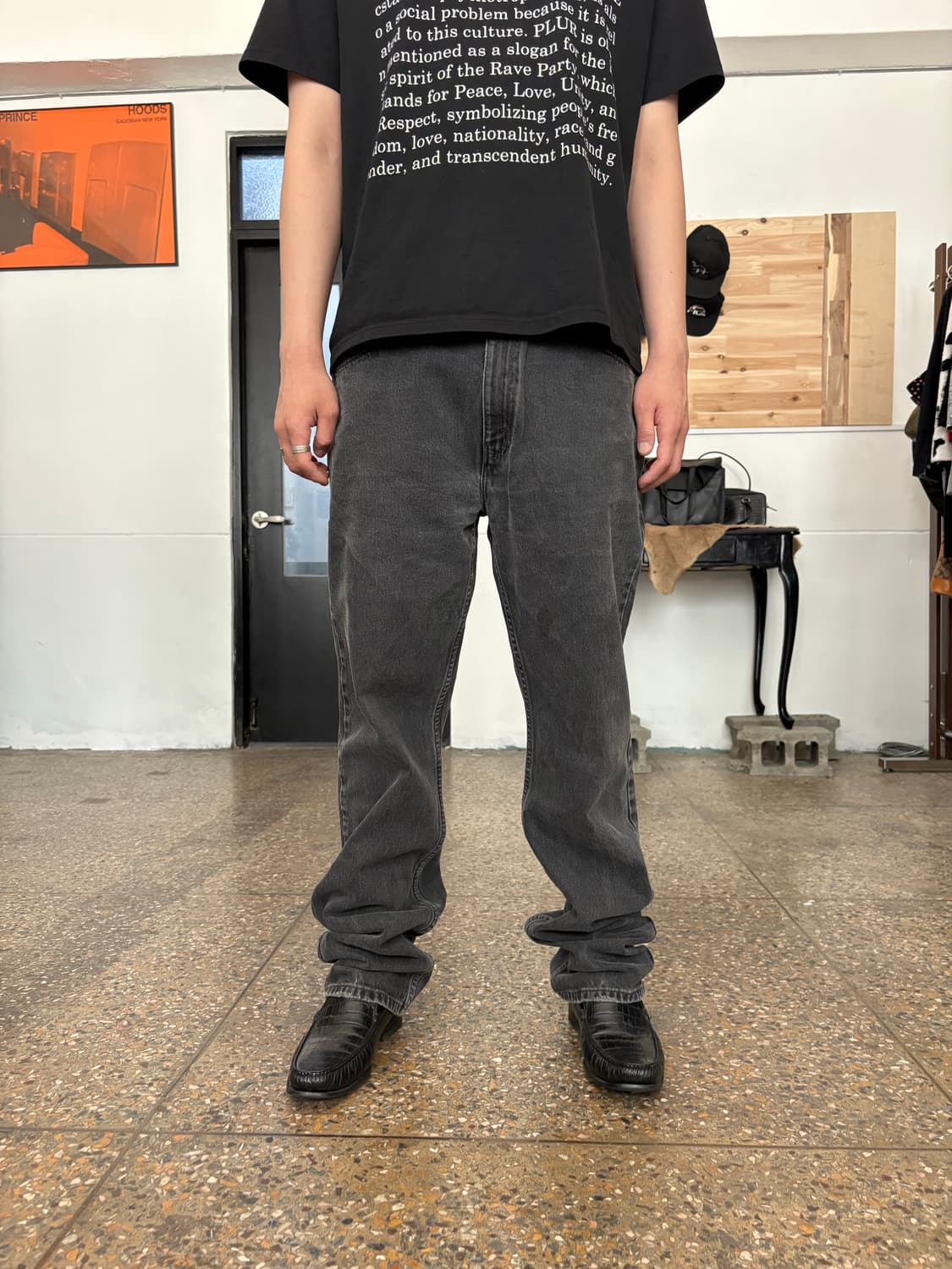 90s Levis 505 흑청  상품이미지2