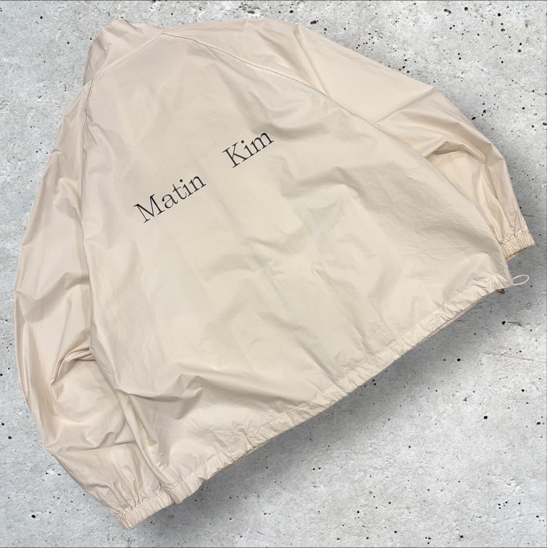 마뗑킴 아이보리 바람막이 자켓 B976 상품이미지1