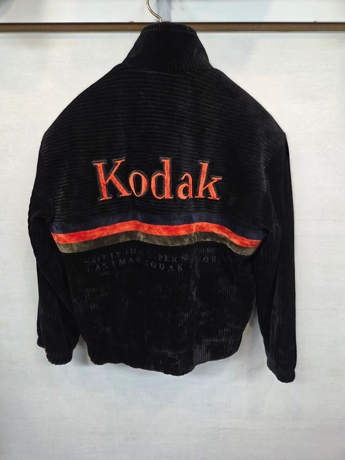 코닥 키즈 주니어 레터링 코듀로이 집업 자켓 140 상품이미지3