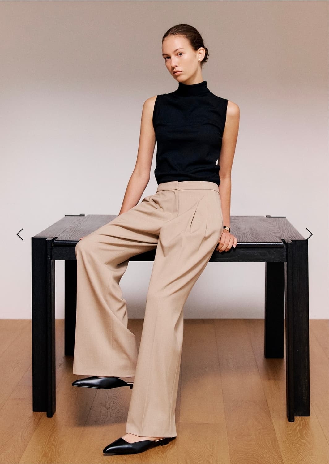 SIE 시에 릴 와이드팬츠 MM 베이지 새제품 상품이미지3