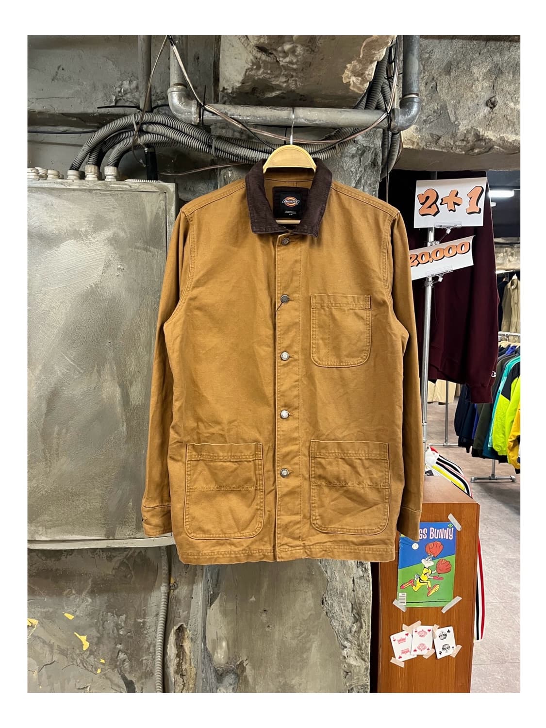 디키즈 워크 자켓 카멜 M #csz3591 상품이미지1