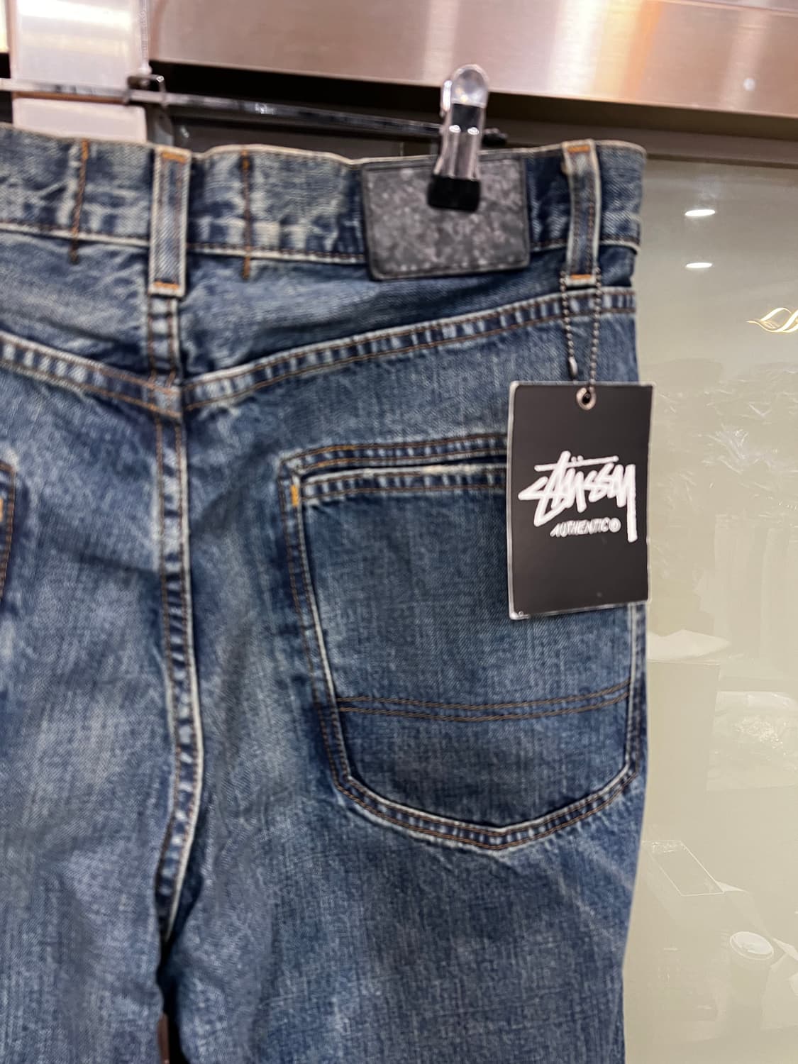 스투시 빈티지 배기 청바지 상품이미지4