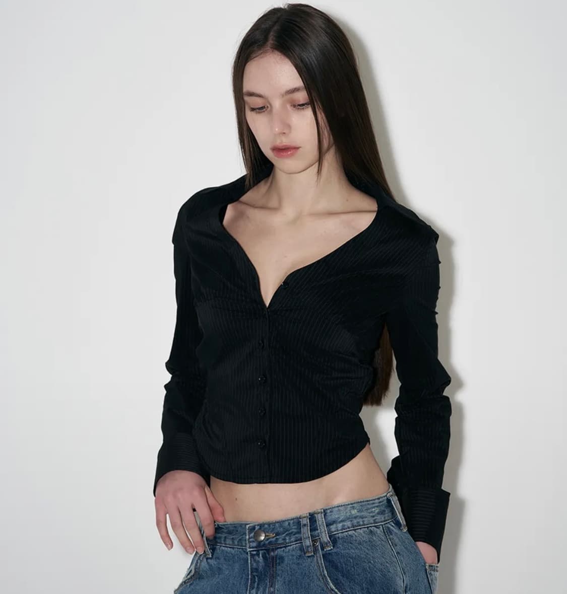 플리즈노팔로우 클로이 셔츠탑 상품이미지2