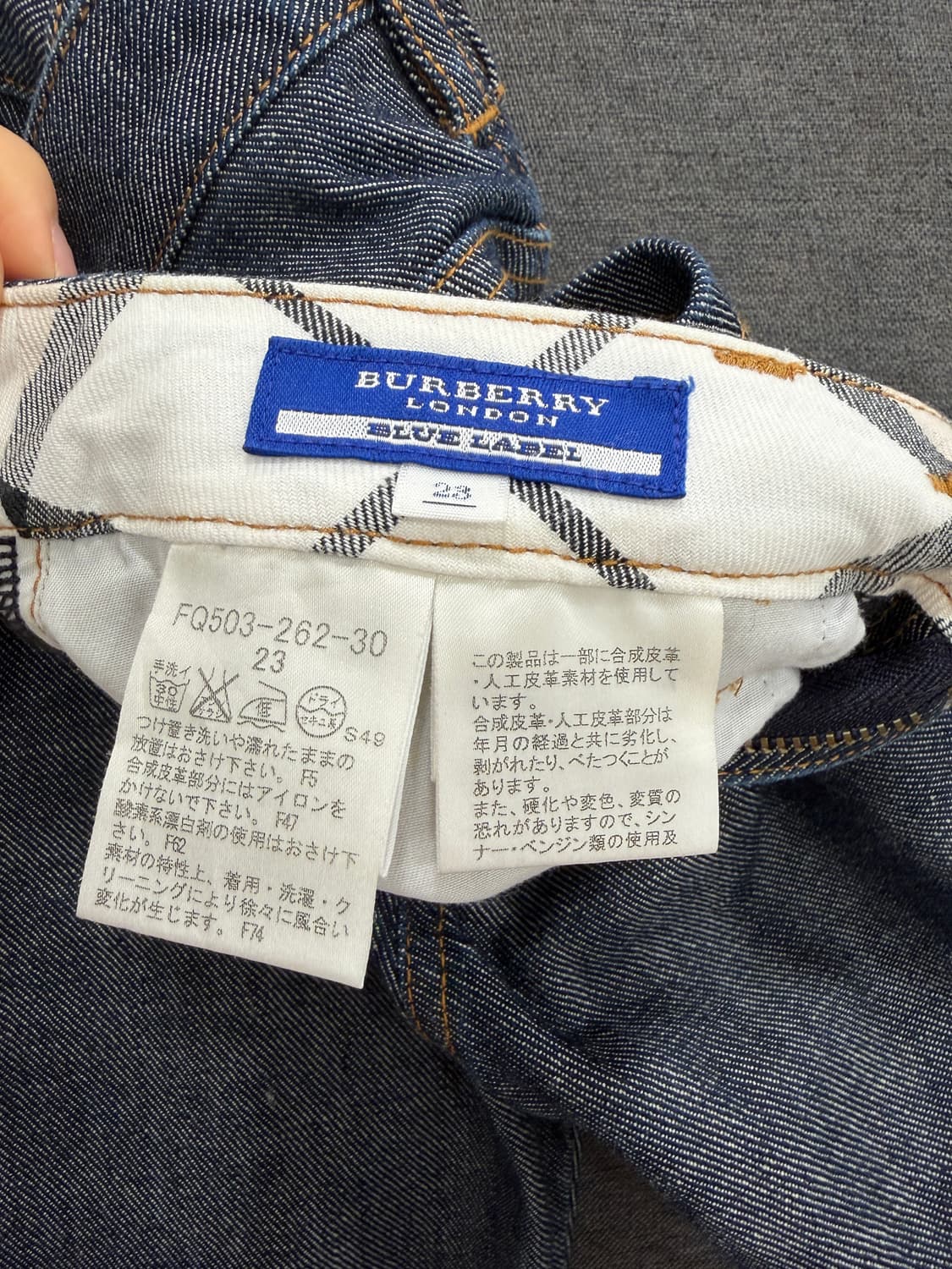 Burberry blue label denim capri 상품이미지7