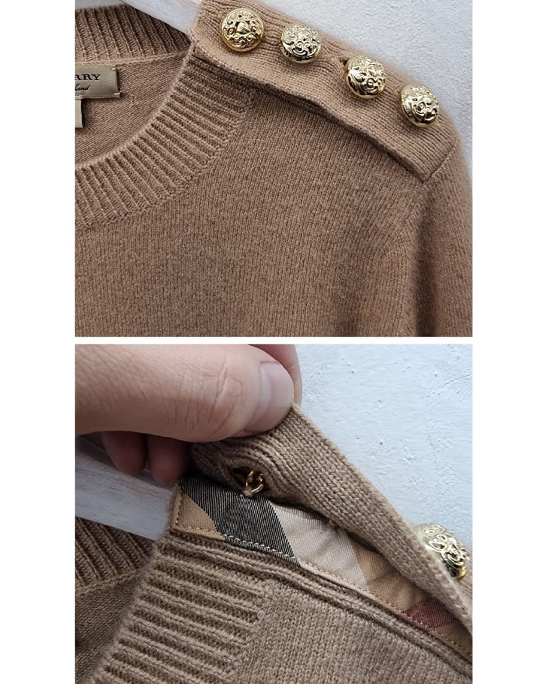 BURBERRY 캐시미어100 버버리 상품이미지5
