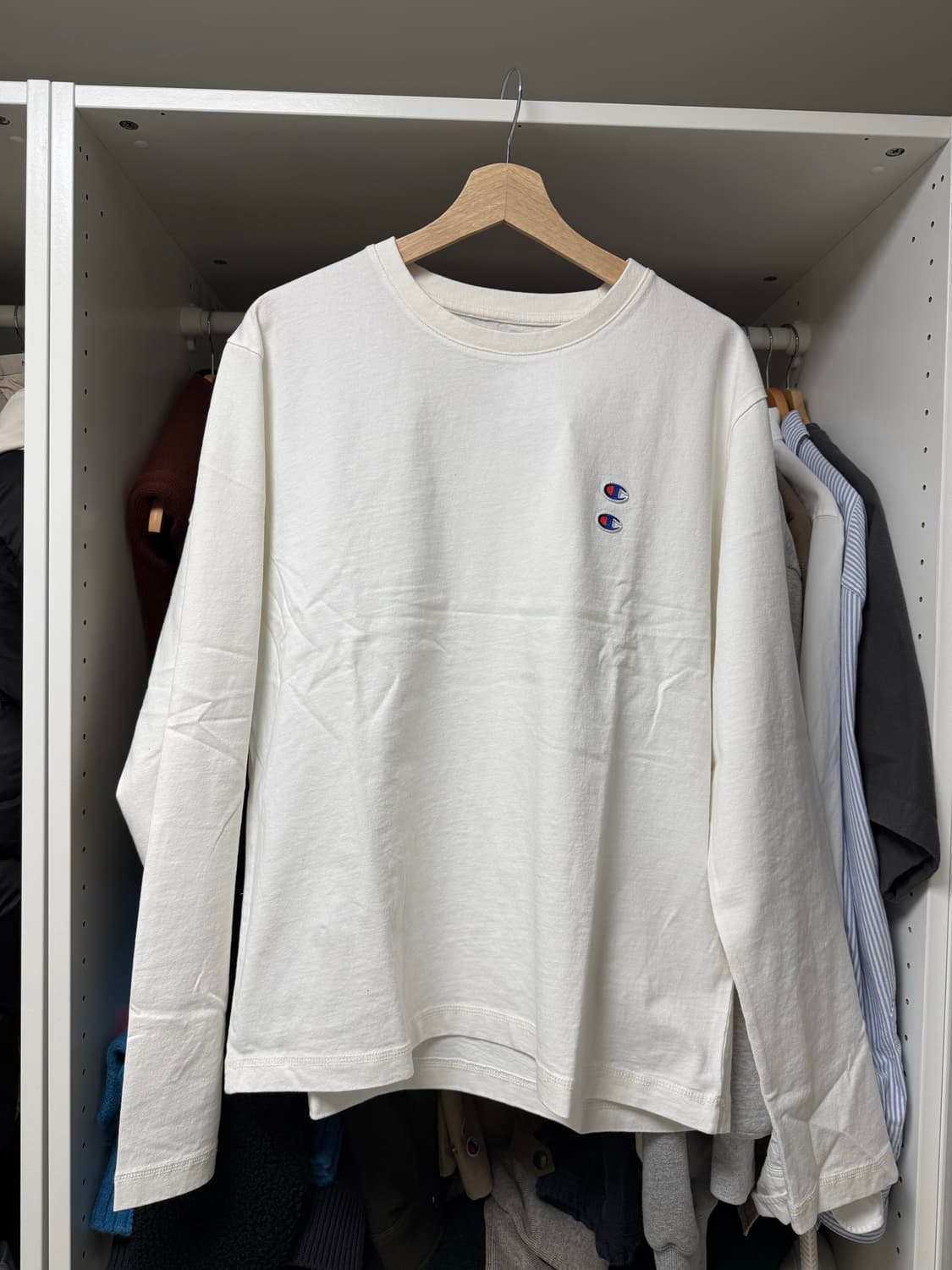 챔피온 X 자라 콜라보 긴팔 티셔츠 M 새상품 (100사이즈) 상품이미지1