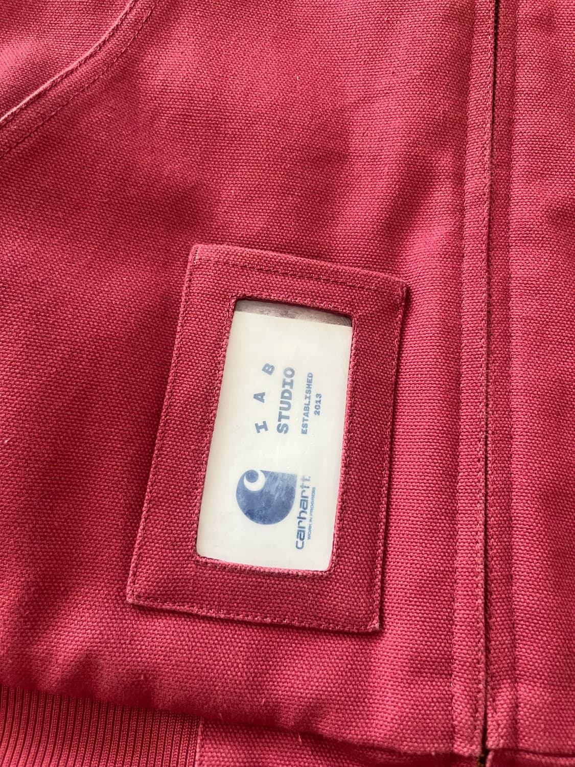 칼하트x아이앱 스튜디오 og 액티브 자켓 어스레드 컬러 상품이미지10