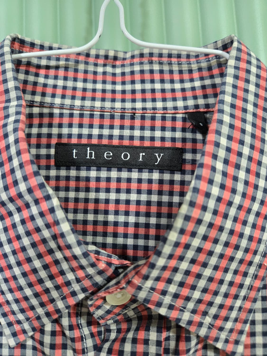 띠어리 체크 포플린 셔츠  상품이미지1