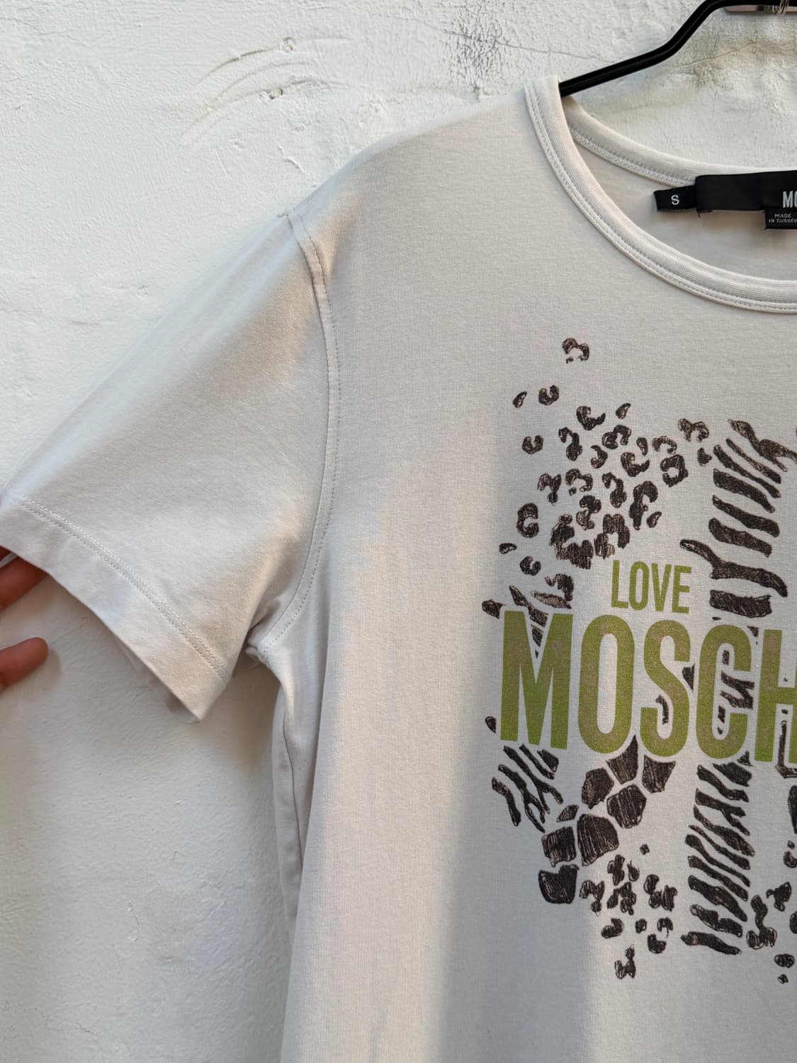 Love Moschino 러브 모스키노 애니멀 프린트 반팔 S 상품이미지5