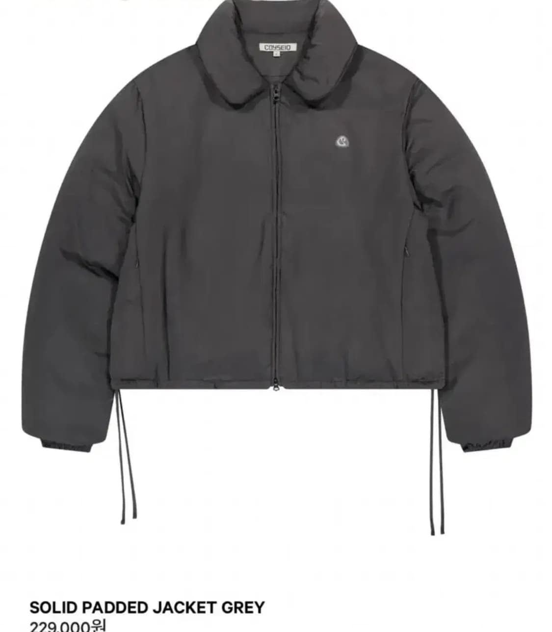 코이세이오 패딩 그레이 상품이미지1