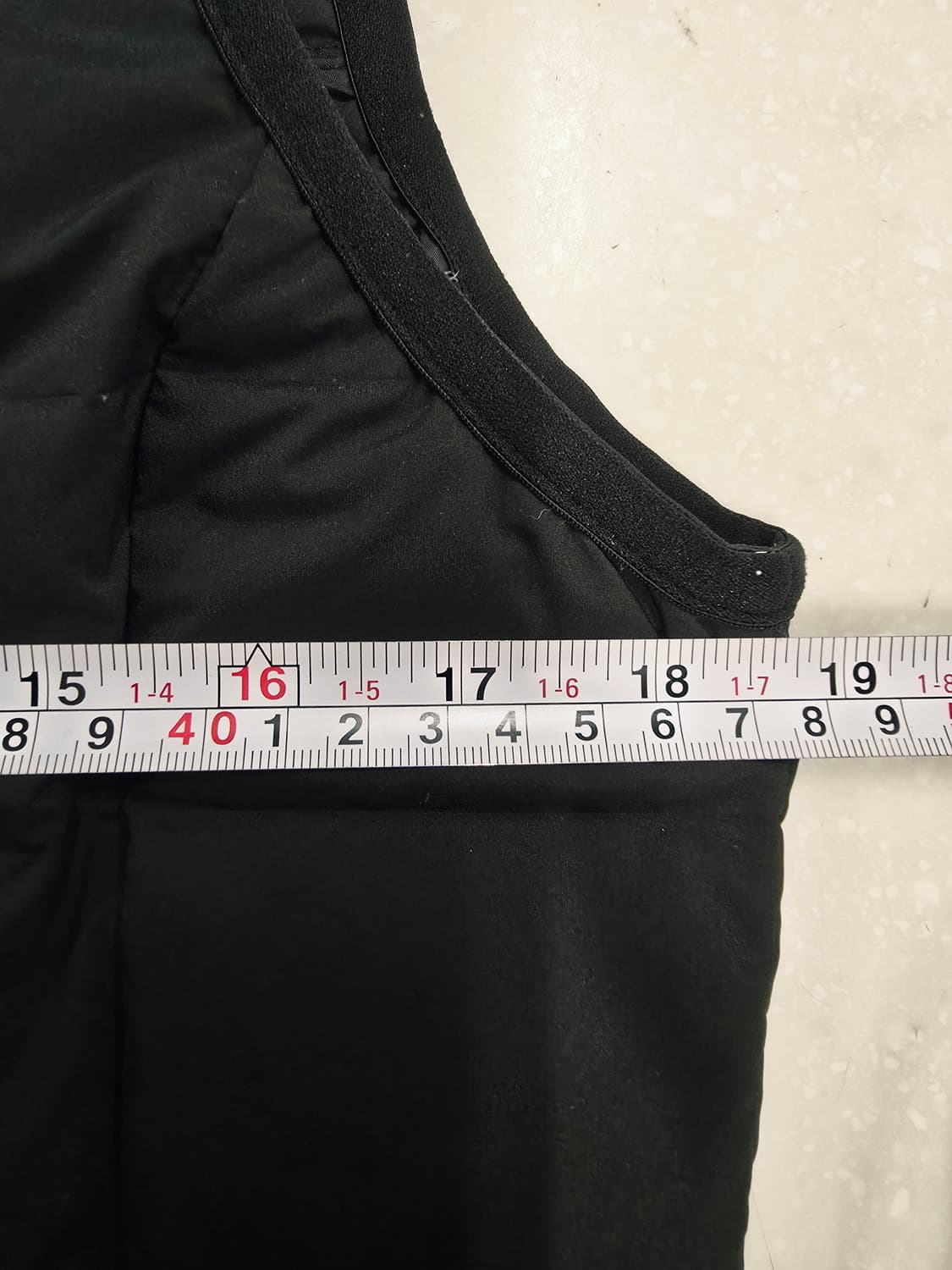 JDX 블랙 경량 패딩 조끼 상품이미지7
