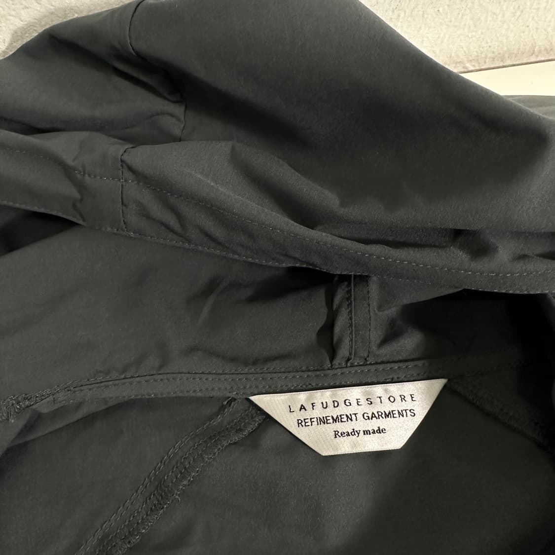 L 라퍼지스토어 다크그레이 빅포켓 유틸리티 바람막이 아노락 상품이미지6