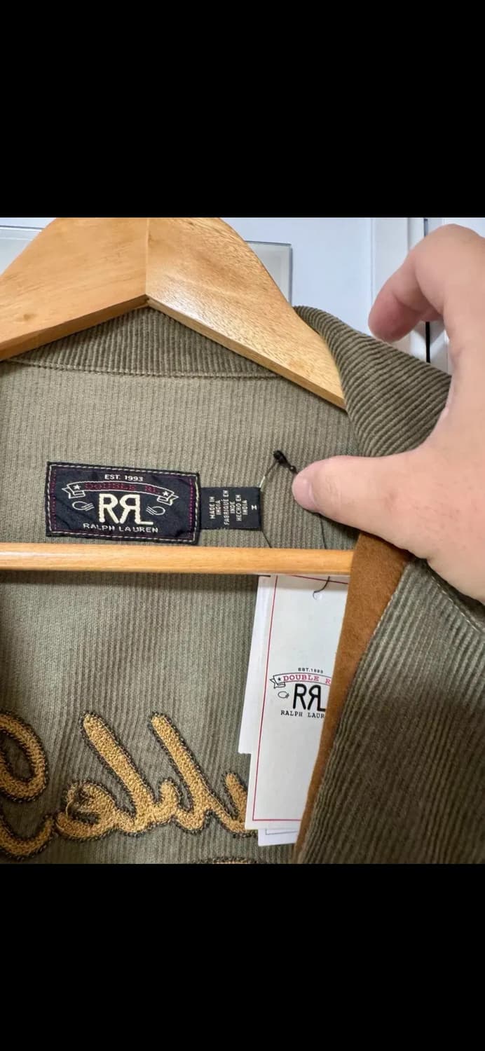 RRL 코듀로이 임브로이더 라이더 자켓 M 상품이미지4
