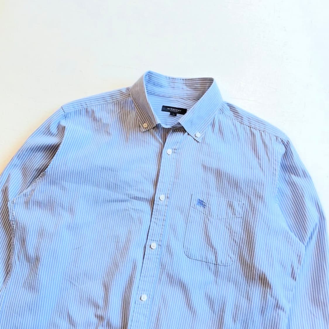 버버리 아카이브 포켓 스트라이프 셔츠 상품이미지5